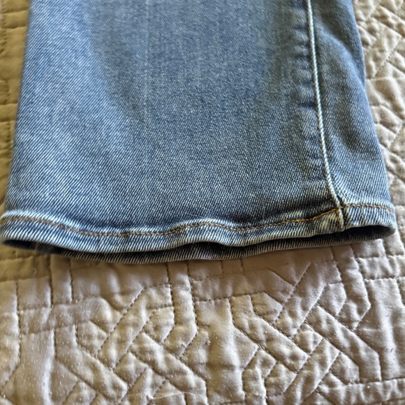 Blanqi Denim Maternity Belly Support Straight Leg Jeans Size 10 Medium Wash - Picture 9 of 16